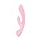 Двусторонний вибратор-кролик Satisfyer Triple Oh Pink, 3 мотора, рукоятка-массажер