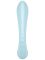Двухсторонний вибратор-кролик Satisfyer Triple Oh Light Blue, 3 мотора, рукоятка-массажер