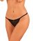 Прозрачные стринги с доступом Obsessive Celia Noir crotchless thong XS/S