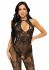 (SALE) Бодистокинг Leg Avenue Rhinestone Lace and Net Bodystocking OS Black