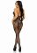 (SALE) Бодистокинг Leg Avenue Rhinestone Lace and Net Bodystocking OS Black