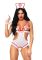 Костюм медсестры Leg Avenue Naughty Nurse, one size, боди и шапочка