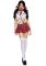 Костюм школьницы Leg Avenue Miss Prep School M/L, топ, юбка, галстук, бантики