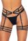 (SALE) Leg Avenue Rhinestone garter strapps