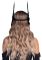 Повязка на голову с крыльями Leg Avenue Feather headband Black, перья и натуральная кожа
