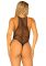 Боди-сетка Leg Avenue Net snap crotch tank bodysuit Black, One Size