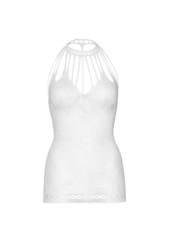 Ажурное платье-сетка Leg Avenue Lace mini dress with cut-outs White, one size