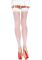 Прозрачные чулки со швом Leg Avenue Sheer backseam stockings White, one size