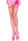 Чулки в крупную сетку Leg Avenue Fence Net Thigh Highs Neon Pink, one size