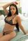 Эротический комплект со стрепами и стразами Leg Avenue Ready Or Not M Black, бра + стринги