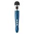 Вибромассажер DOXY Die Cast 3R - Blue Flame, очень мощный, перезаряжаемый, металлический корпус