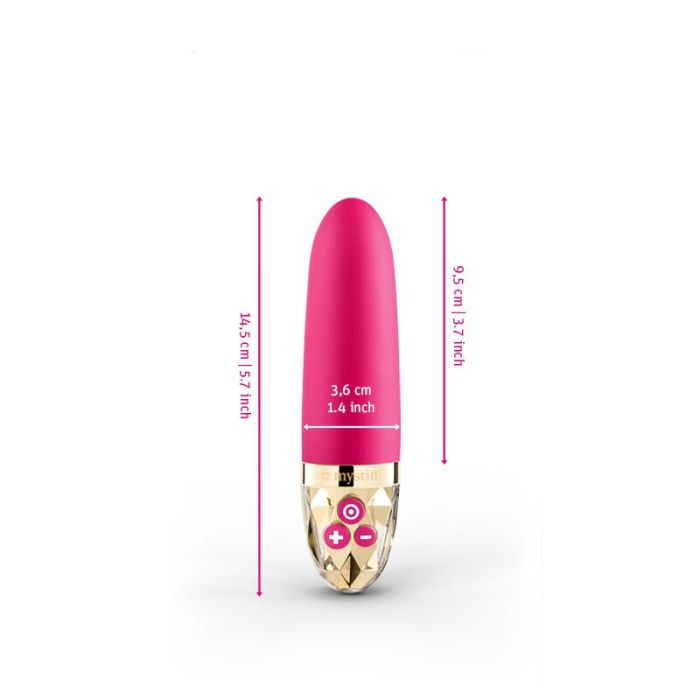 Вибратор Mystim Sleak Freak Pink, 8 режимов, внутренняя и внешняя стимуляция