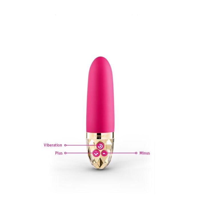 Вибратор Mystim Sleak Freak Pink, 8 режимов, внутренняя и внешняя стимуляция