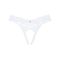 Кружевные танга Obsessive Heavenlly crotchless thong M/L, с доступом