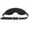 Роскошная маска на глаза Zalo Blindfolds Black, натуральная кожа