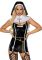 Виниловый костюм монашки Leg Avenue Sinful Sister XL, комбинезон, воротник, пояс, головной убор