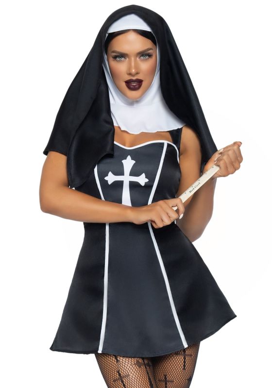 (SALE) Leg Avenue Naughty Nun M