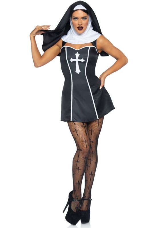 (SALE) Leg Avenue Naughty Nun L