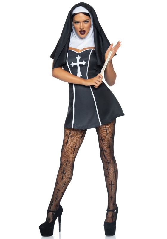 (SALE) Leg Avenue Naughty Nun L