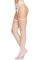 Чулки-сетка Leg Avenue Net stockings with garter belt One size White, пояс, подвязки