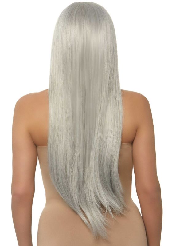 Парик Leg Avenue 33" Long straight center part wig Grey