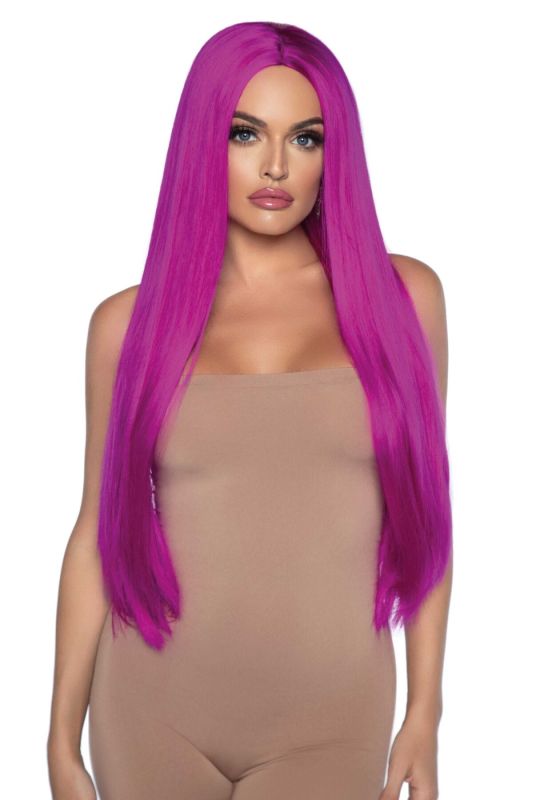 Парик Leg Avenue 33" Long straight center part wig Raspberry