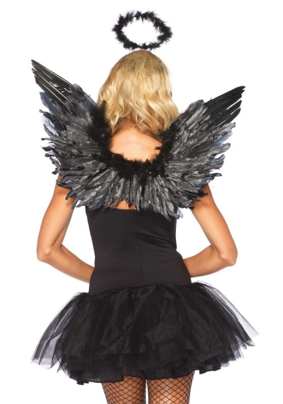 (SALE) Leg Avenue Angel Accessory Kit Black