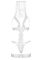 Костюм невесты Leg Avenue G-string teddy, veil & garter One size White, с открытой грудью