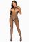 Бодистокинг Leg Avenue Fishnet Halter Bodystocking One size Black, мелкая сетка