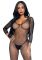 (SALE) Leg Avenue Catch Me Fishnet Bodystocking Black O/S