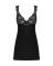(SALE) Сорочка бэби-долл с кружевом на груди Obsessive Donna Dream babydoll XS/S Black, стринги