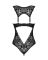 Кружевное боди Obsessive Donna Dream crotchless teddy XL/2XL Black, открытый доступ