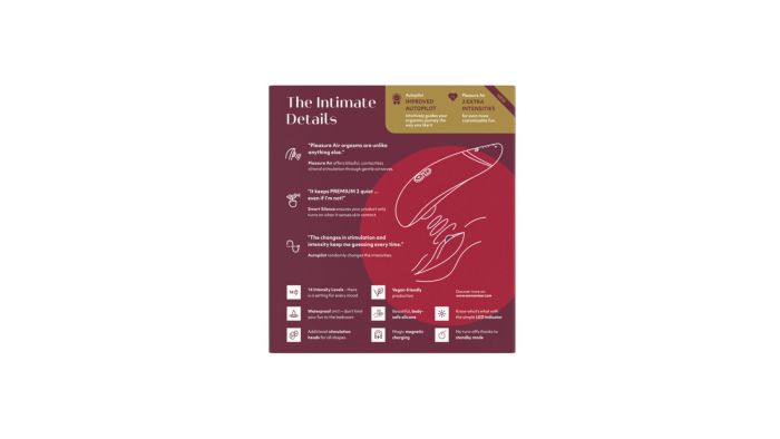 Вакуумный клиторальный стимулятор Womanizer Premium 2 – Bordeaux