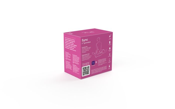 Смарт-вибратор для пар We-Vibe Sync 2 Rose, 10 виброрежимов, пульт ДУ