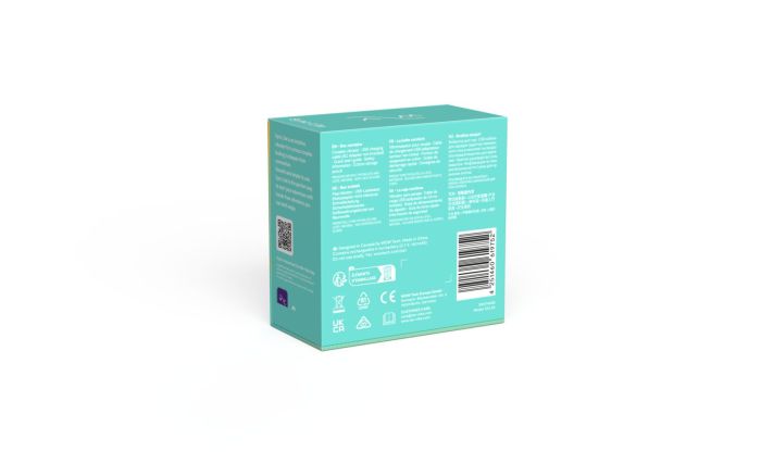 Смарт-вибратор для пар We-Vibe Sync Lite Aqua, 10 виброрежимов, можно совмещать с проникающим сексом