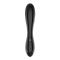 Двусторонний стеклянный дилдо Satisfyer Dazzling Crystal 1 Black, очень прочный, без стоппера