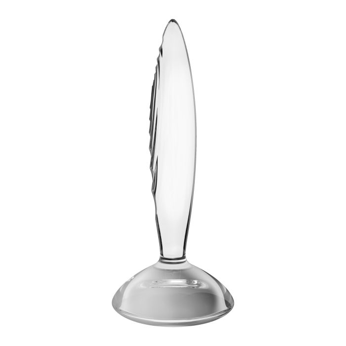 Стеклянная анальная пробка Satisfyer Sparkling Crystal, очень прочная, термостойкая