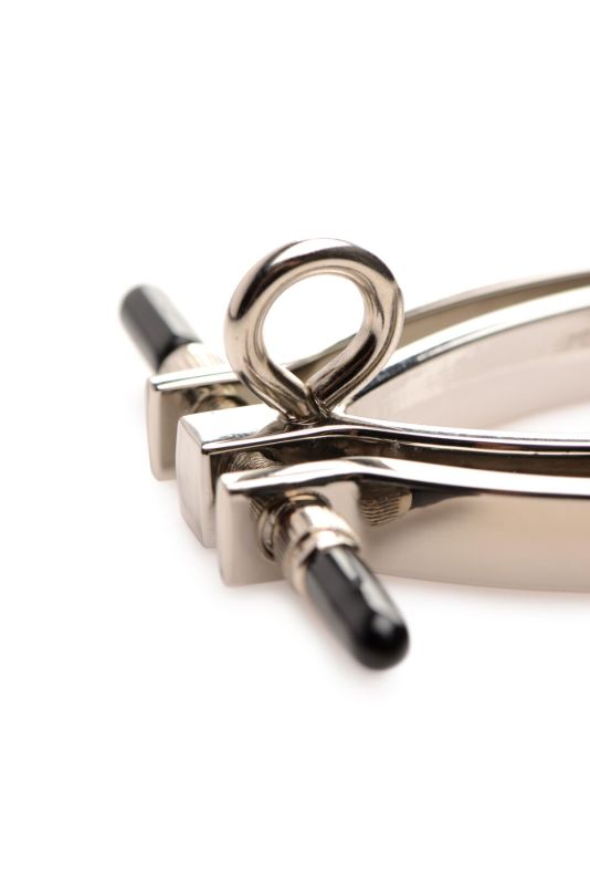 Зажим для половых губ Master Series: Pussy Tugger Adjustable Vagina Clamp with Chain