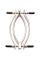 Зажим для половых губ Master Series: Pussy Tugger Adjustable Vagina Clamp with Chain