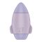 Вакуумный стимулятор с вибрацией Satisfyer Mission Control Violet, 2 независимых мотора
