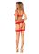Комплект Obsessive Ingridia 3-pcs set XS/S, красный, бюстгальтер, стринги, пояс