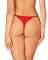 Трусики с доступом Obsessive Ingridia crotchless thong XL/2XL, красные