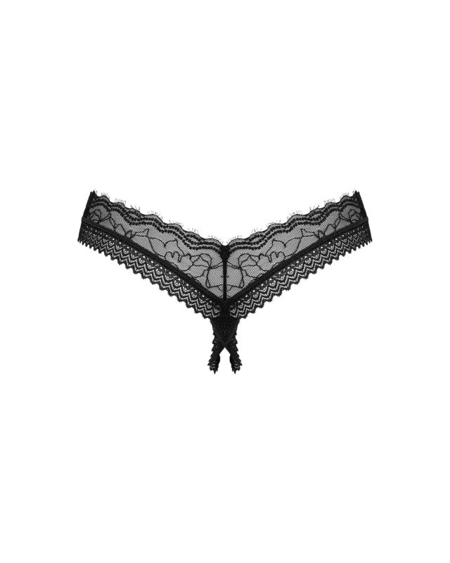 Трусики Obsessive Medilla crotchless thong XL/2XL