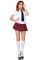 Эротический костюм школьницы Leg Avenue Private School Sweetie M, рубашка, юбка, галстук, оправа