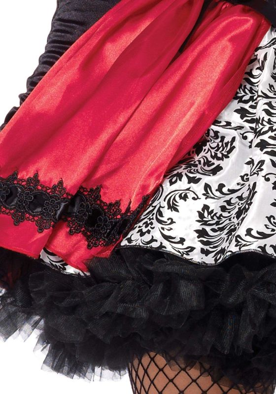 Эротический костюм Красной шапочки Leg Avenue Gothic Red Riding Hood S, платье, накидка