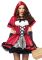 Эротический костюм Красной шапочки Leg Avenue Gothic Red Riding Hood S, платье, накидка