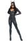 Эротический костюм супергероя-кошечки Leg Avenue Wicked Kitty S, комбинезон, пояс, маска, ушки
