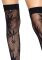 Чулки с рисунком Leg Avenue 420 Net thigh highs Black