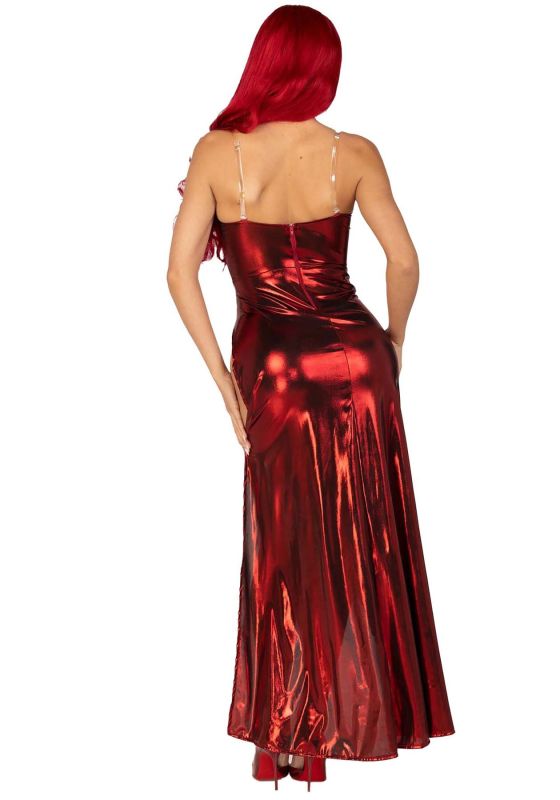 Эротическое платье Leg Avenue Shimmer bodysuit with skirt M