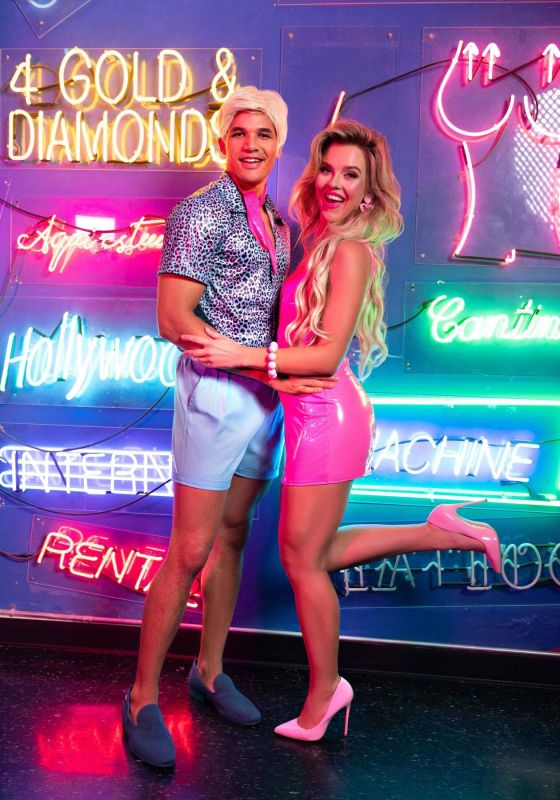 Виниловое мини-платье Leg Avenue Pink vinyl mini dress S, розовое